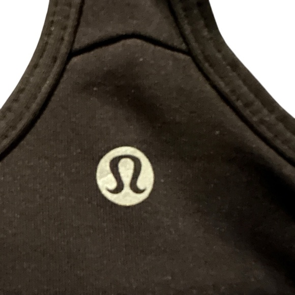 Lululemon Cool To Street Bra Black Zip Front Women’s Size 6 W2A57S - Picture 7 of 9